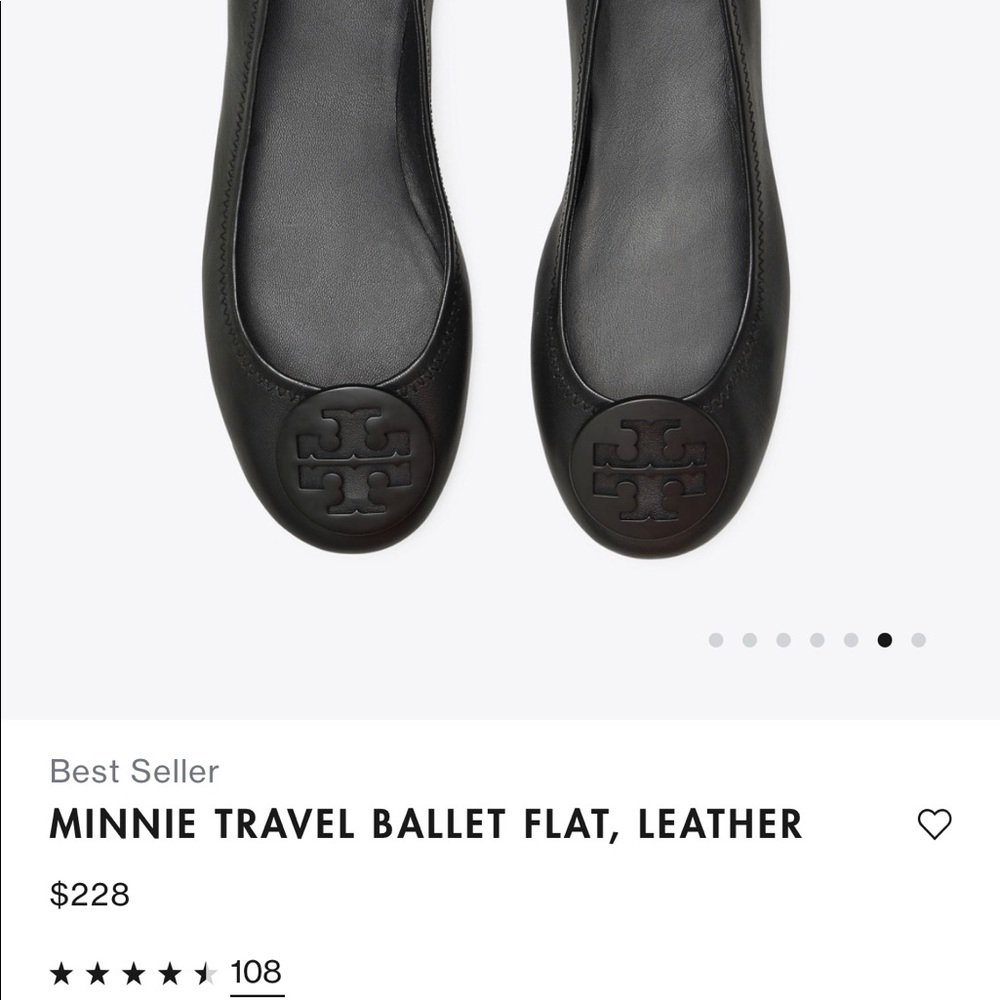 NIB Tory Burch Minnie Travel Ballet Flats!